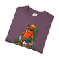 Adventure First Graphic Tee — Hiking Backpacker Badge Shirt