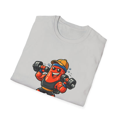 Strong Enough T-Shirt – Cute Dumbbell Gym Graphic Lightweight Cotton Tee