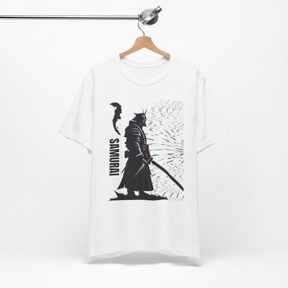 Samurai Graphic Tee - Katana Warrior Silhouette T-Shirt
