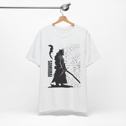 Samurai Graphic Tee - Katana Warrior Silhouette T-Shirt