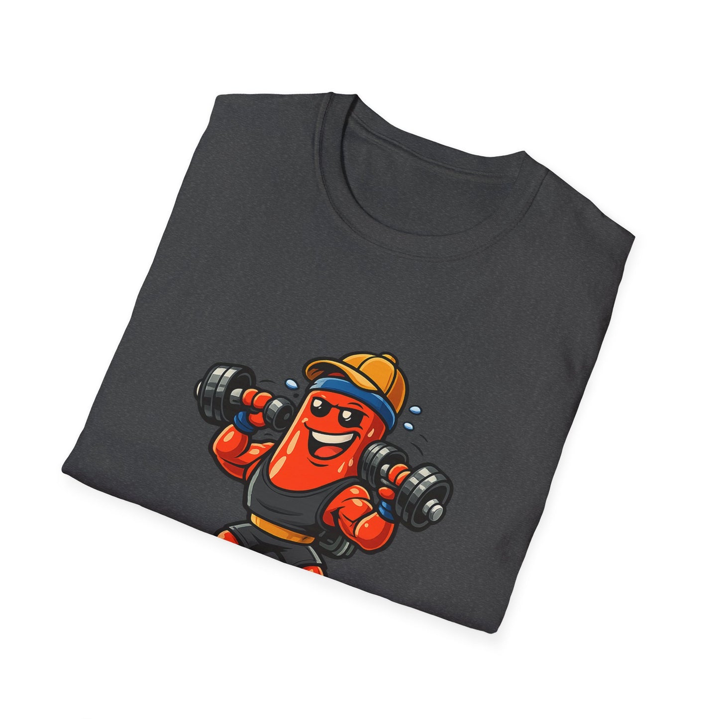 Strong Enough T-Shirt – Cute Dumbbell Gym Graphic Lightweight Cotton Tee