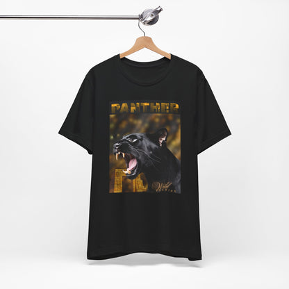 Panther Roar Graphic Tee – Black Panther Animal Wildlife T-Shirt