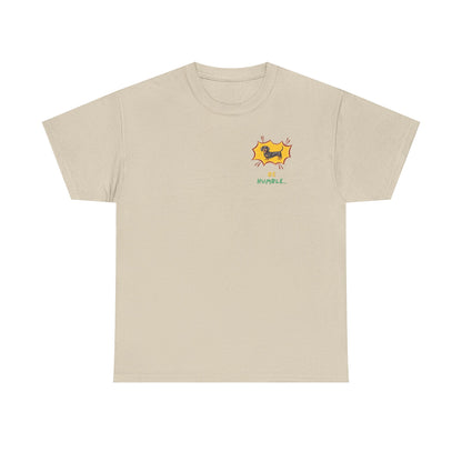 Beige  T-shirt Be humble dachshund