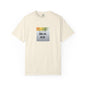 Beige t-shirt short legs, big ego dachshund