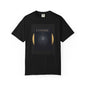 Black    Cosmic Moon Phase T-Shirt — "COSMIC" Gold Celestial Graphic Tee