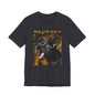Black t-shirt with a panther graphic and 'Panther' 