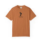 Brown  t-shirt with black I may be long, but my patience is short 