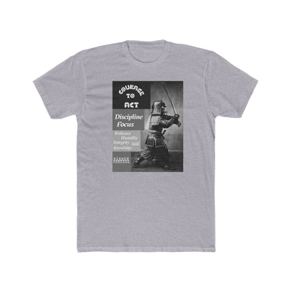 Courage to Act Samurai T‑Shirt Discipline & Focus Motivational Tee