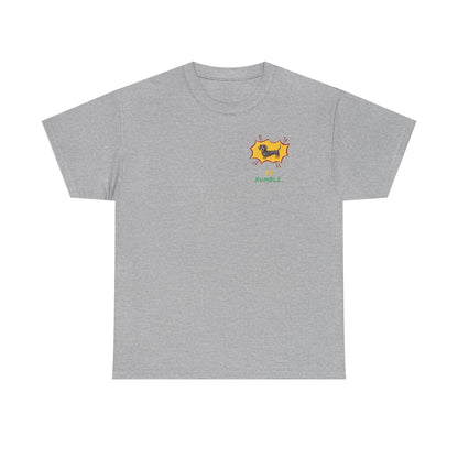Grey  T-shirt Be humble dachshund