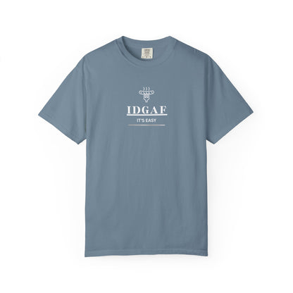 Light grey  T-shirt IDGAF sausage 