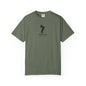 Military green   t-shirt with black I may be long, but my patience is short 