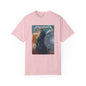 Pink Enigma Astral T-Shirt — Zodiac Wheel & Cosmic Raven Graphic Tee