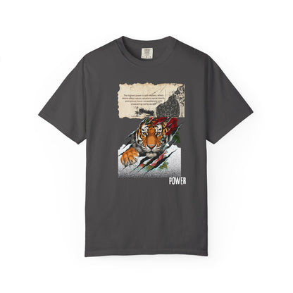 Power  T-shirt light dark grey 