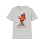 Powered by Bad Decisions Funny Ice Grey T-Shirt