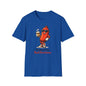 Powered by Bad Decisions Funny Royal T-Shirt