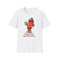 Powered by Bad Decisions Funny White T-Shirt
