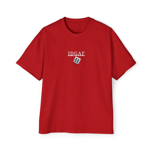 Red T-shirt IDGAF