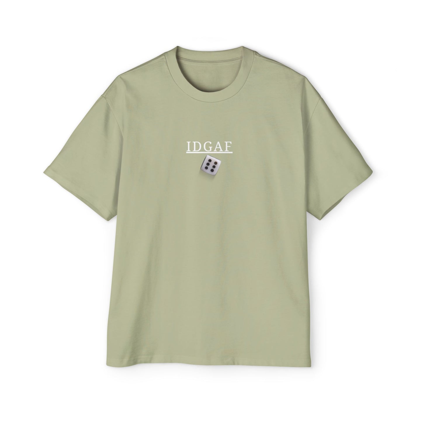 Sea green   T-shirt IDGAF