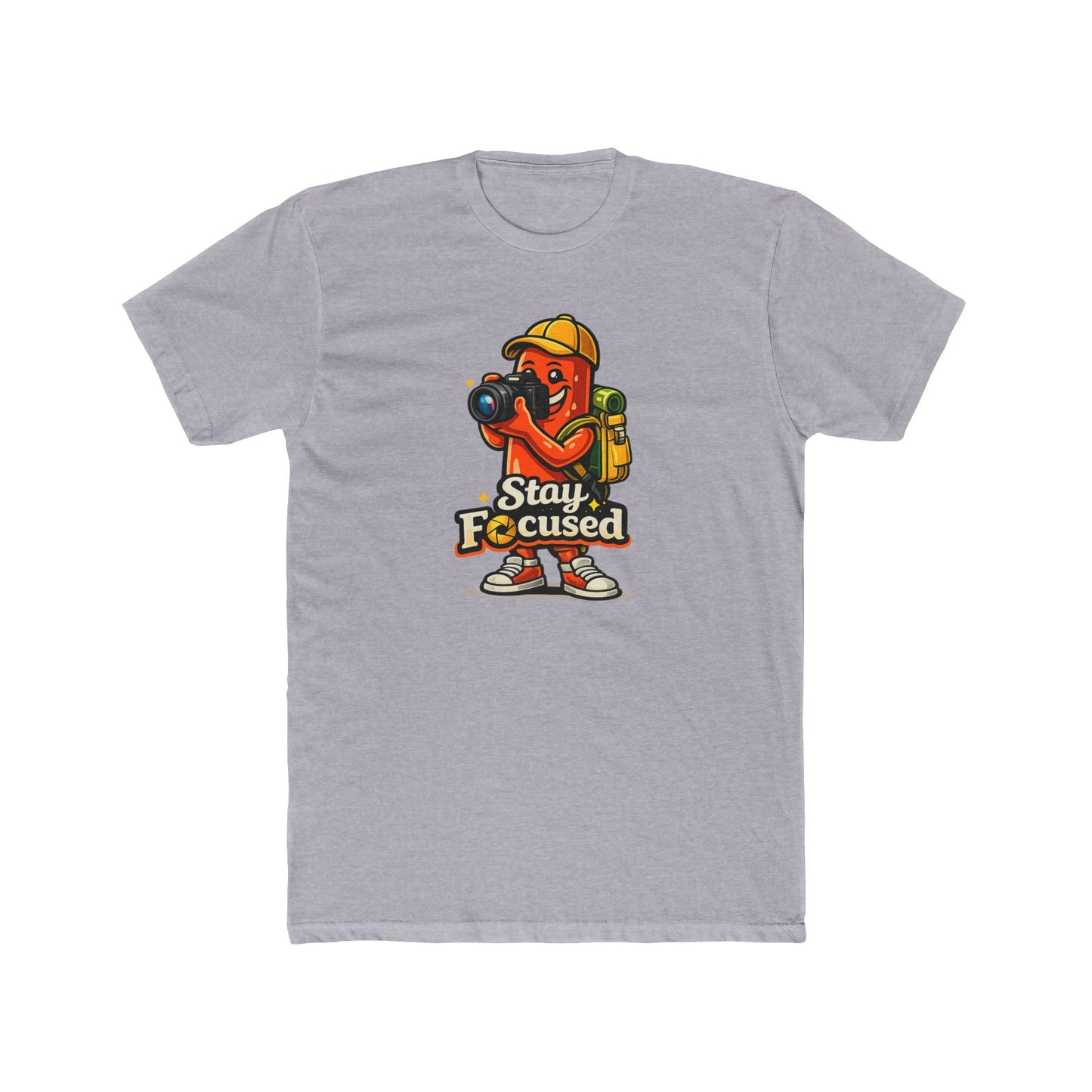 Stay Focused Photographer Heather Grey T-Shirt