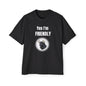 Yes I'm Friendly Bull black T-shirt