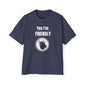 Yes I'm Friendly Bull blue jean T-shirt