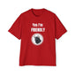 Yes I'm Friendly Bull Red T-shirt