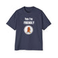 Yes I’m Friendly Hot Dog T-Shirt Jean blue