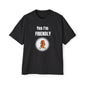 Yes I’m Friendly Hot Dog T-Shirt black