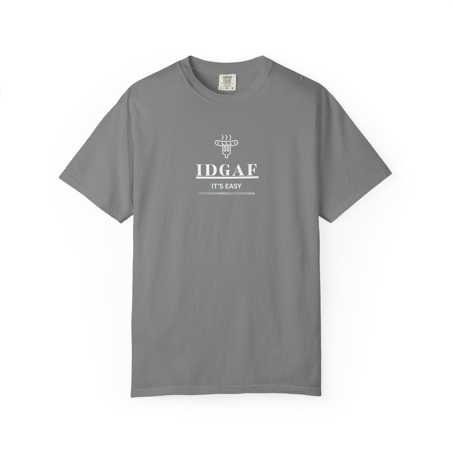 graphite  T-shirt IDGAF sausage 