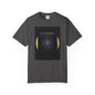 grey Navy   Cosmic Moon Phase T-Shirt — "COSMIC" Gold Celestial Graphic Tee