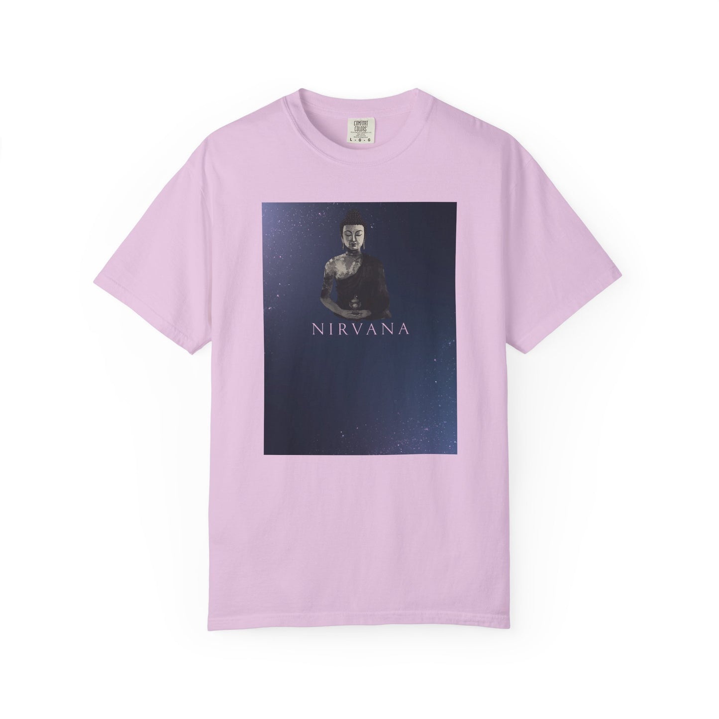 orchid   Nirvana Buddha Graphic T-Shirt