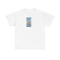 summer T-shirt white beach and sunset 